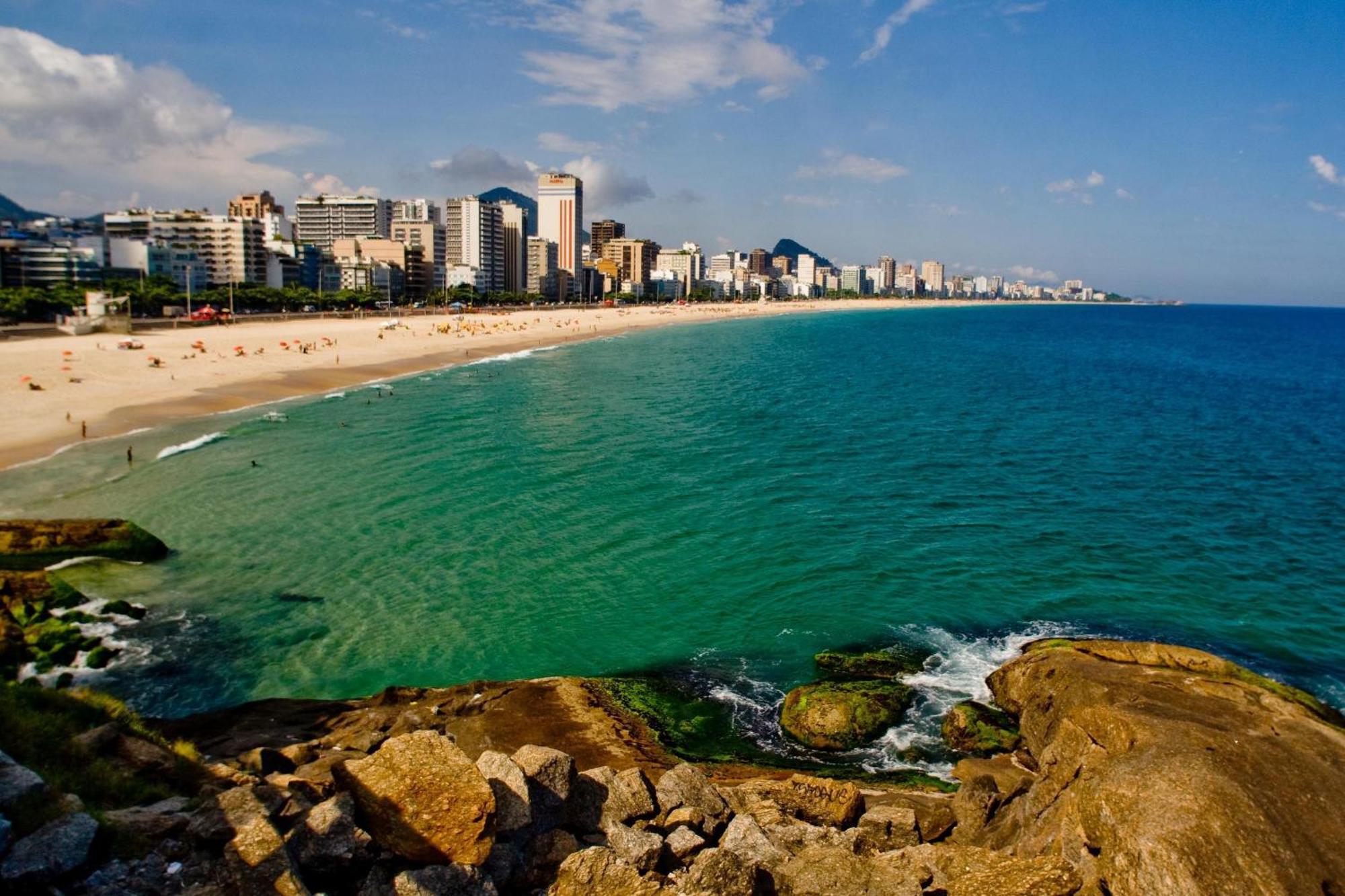 Apartamento Top Apart Leblon - Flat Com Varanda, E Terraco Panoramico Río de Janeiro